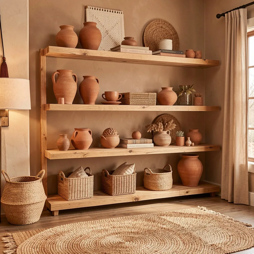 Cactus Bloom palette in bedroom