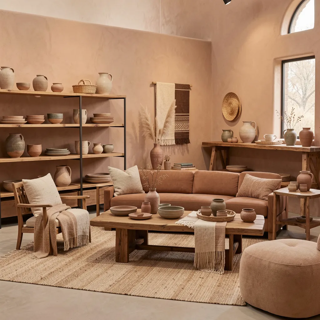 Desert-inspired store interior